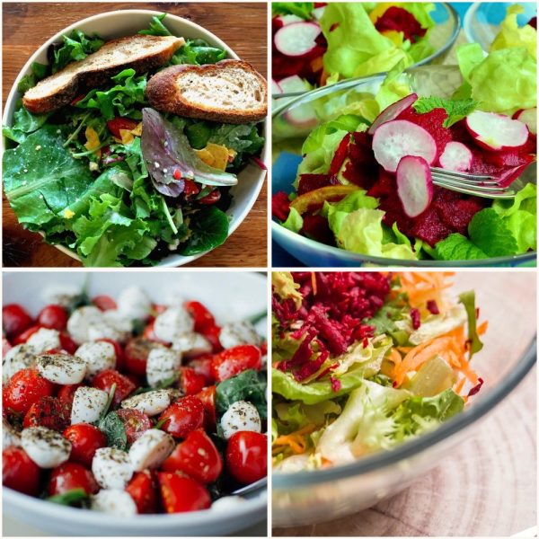 A bundle of all 4 salad booklets